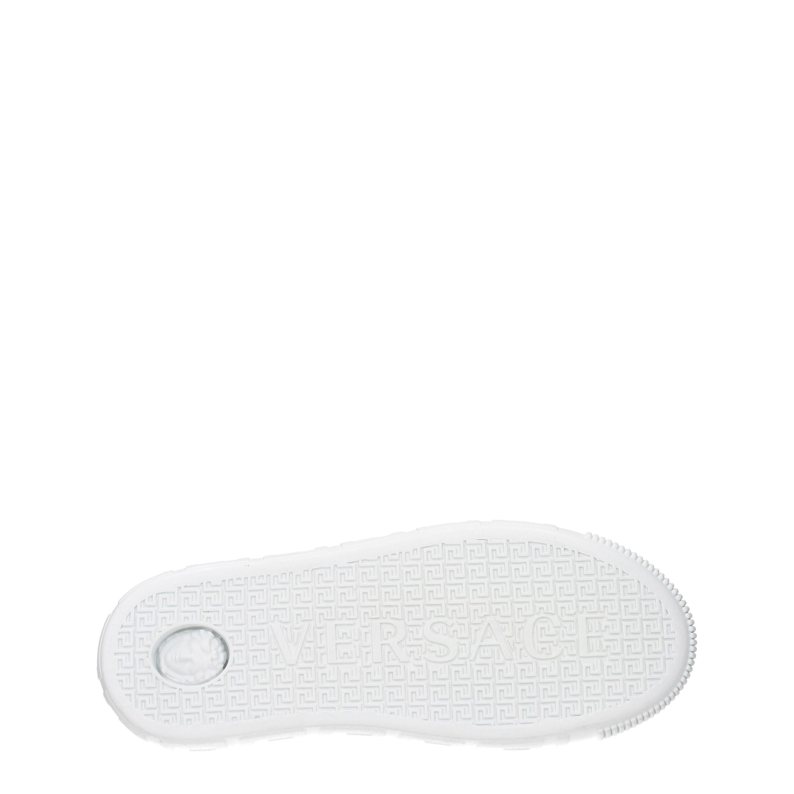 Versace White Leather Sneakers