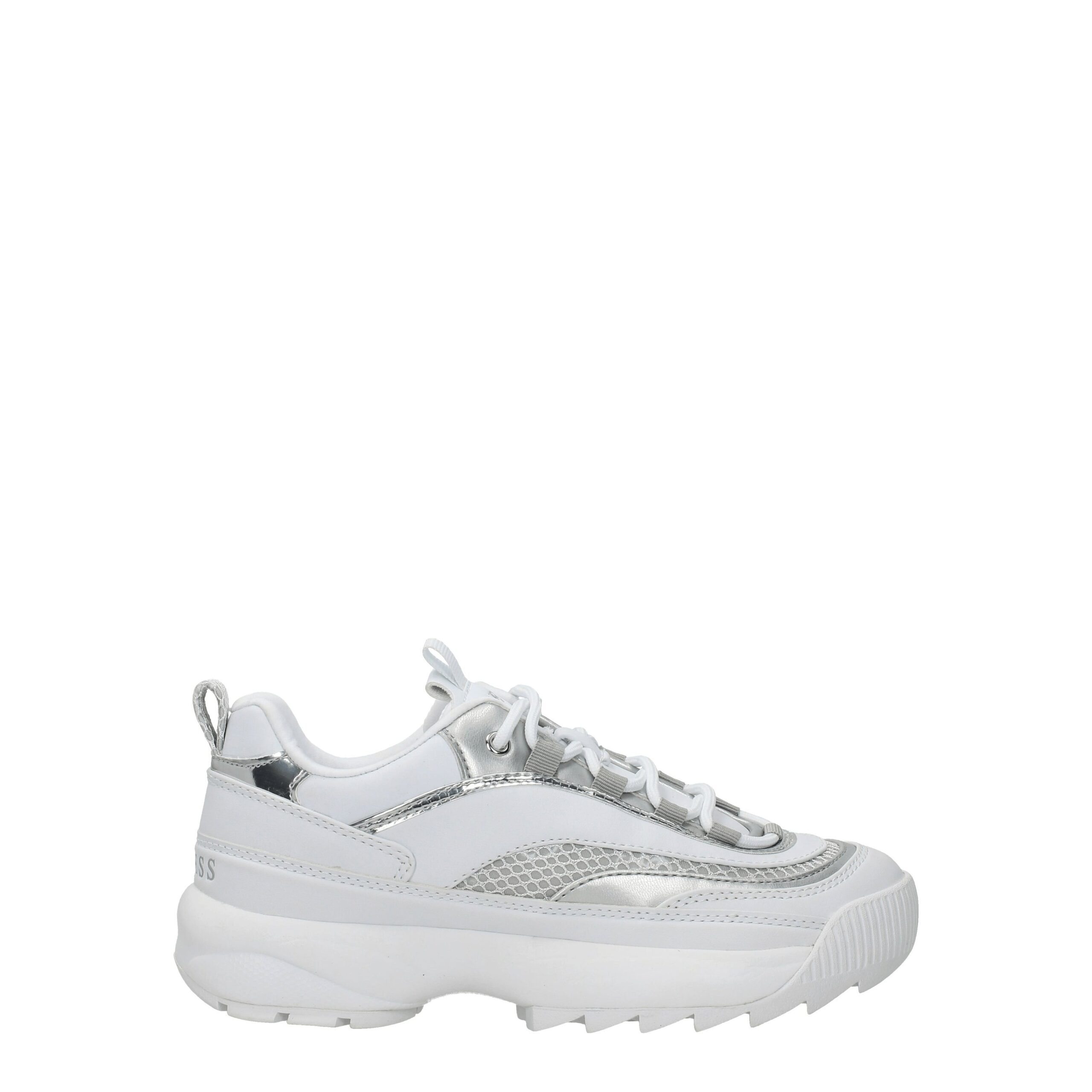 GUESS White Polyethylene Chunky Sneakers