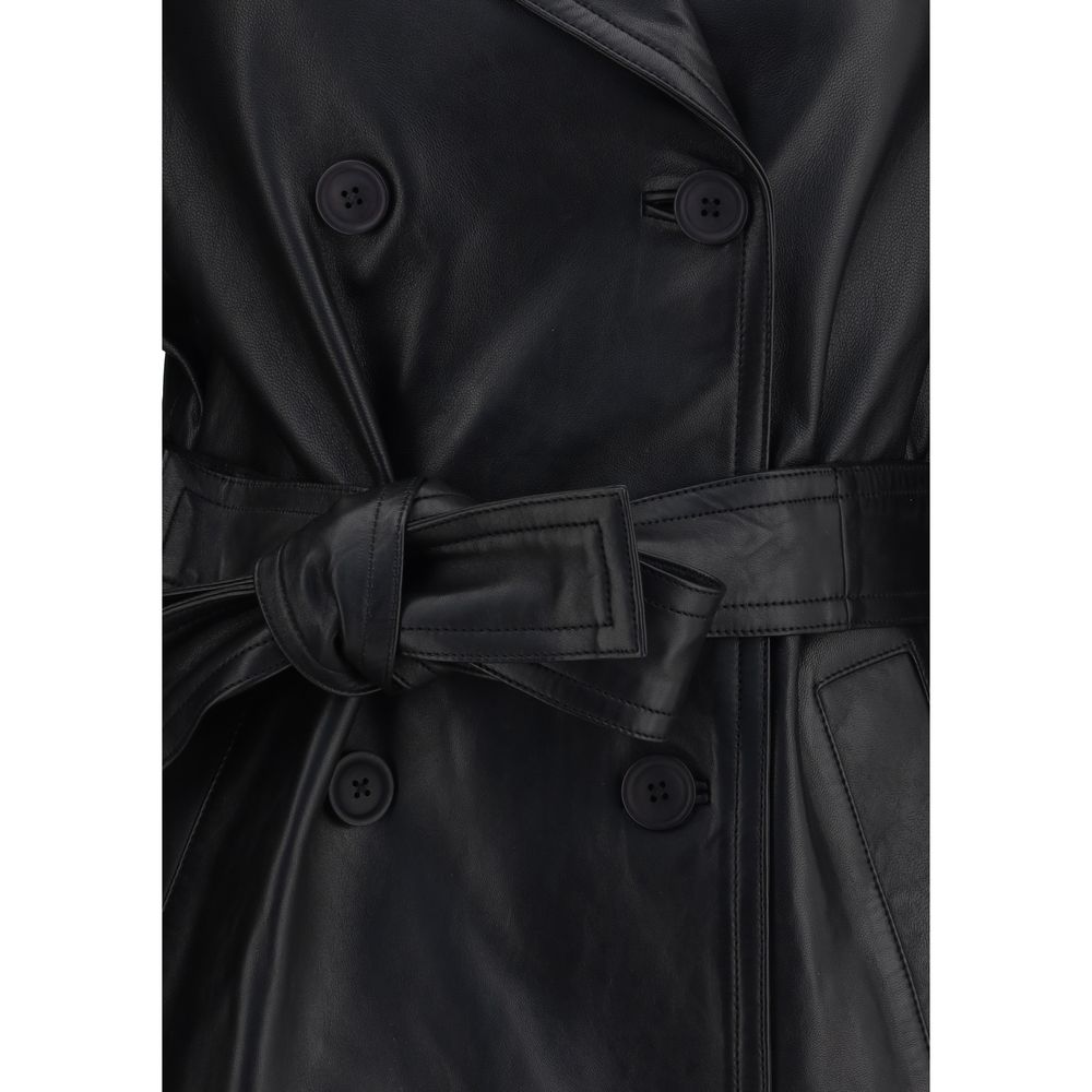 Róhe Double-breasted leather Jacket