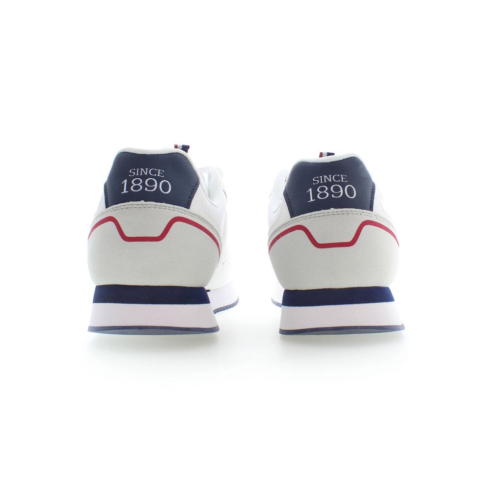 U.S. Polo Assn. White Polyester Men Sneaker