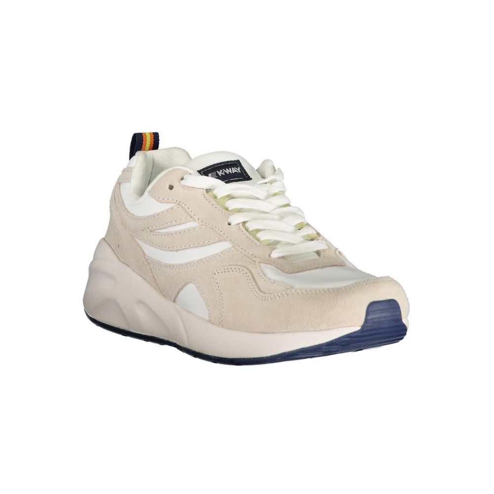 K-Way Beige Nylon Sneaker