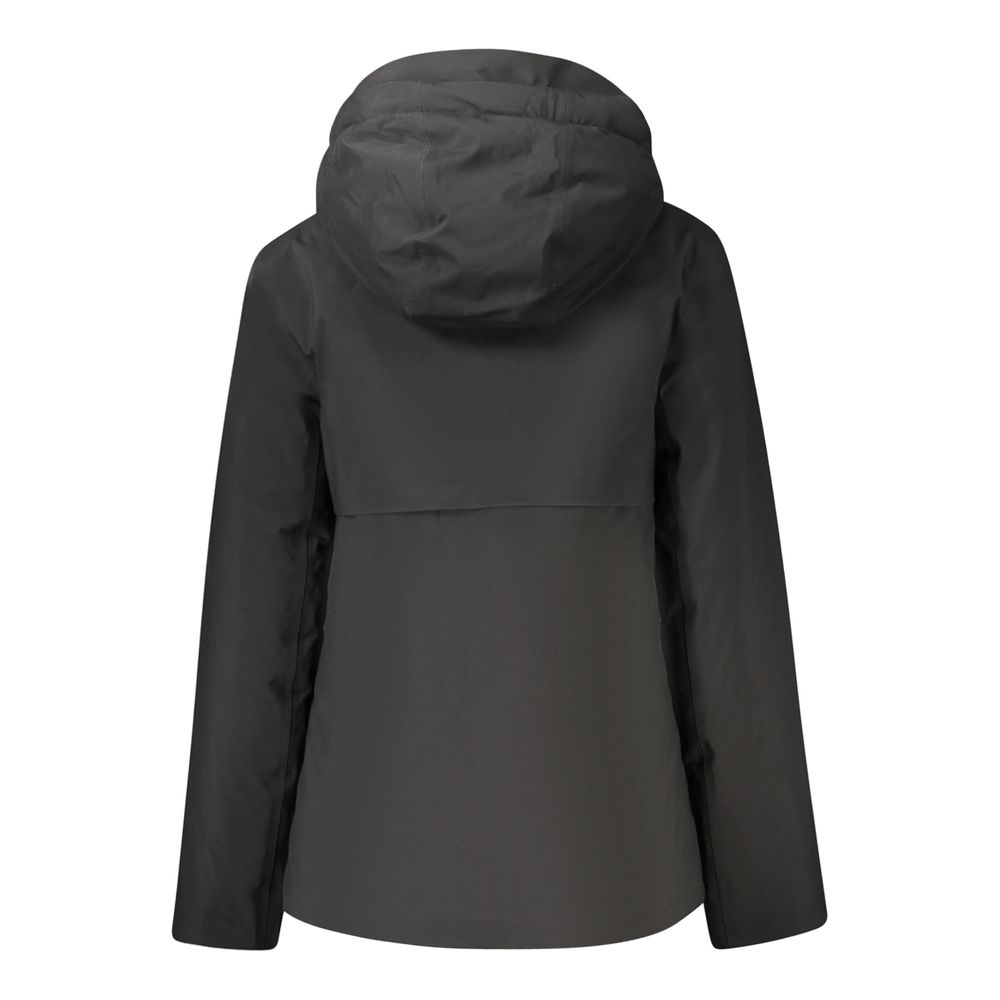 K-Way Black Polyester Jackets & Coat