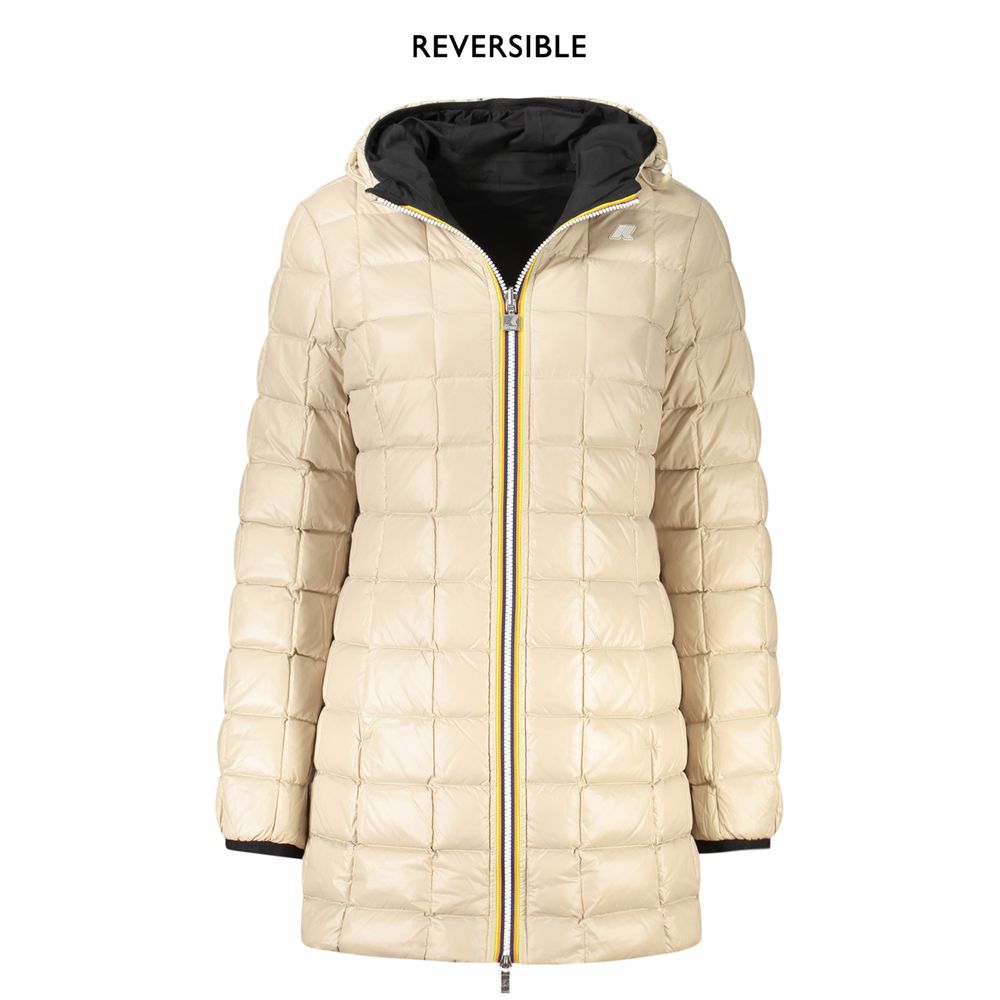K-Way Black Polyester Jackets & Coat