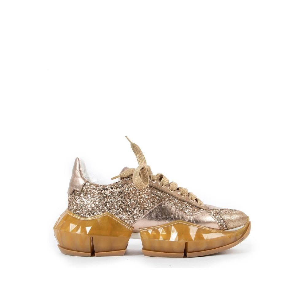 Jimmy Choo Eyewear Diamond Glittered Sneakers