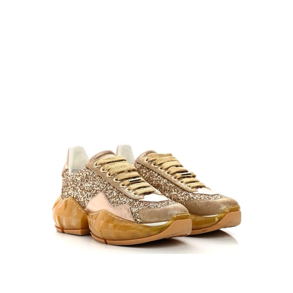 Jimmy Choo Eyewear Diamond Glittered Sneakers