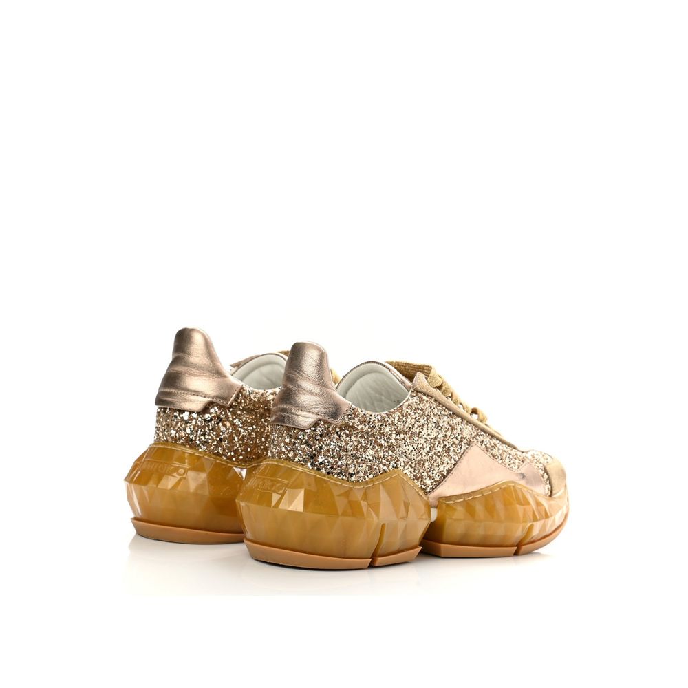Jimmy Choo Eyewear Diamond Glittered Sneakers