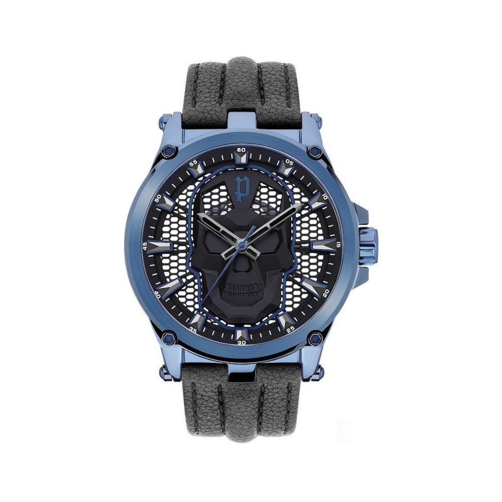 The Police Black Leather Watch