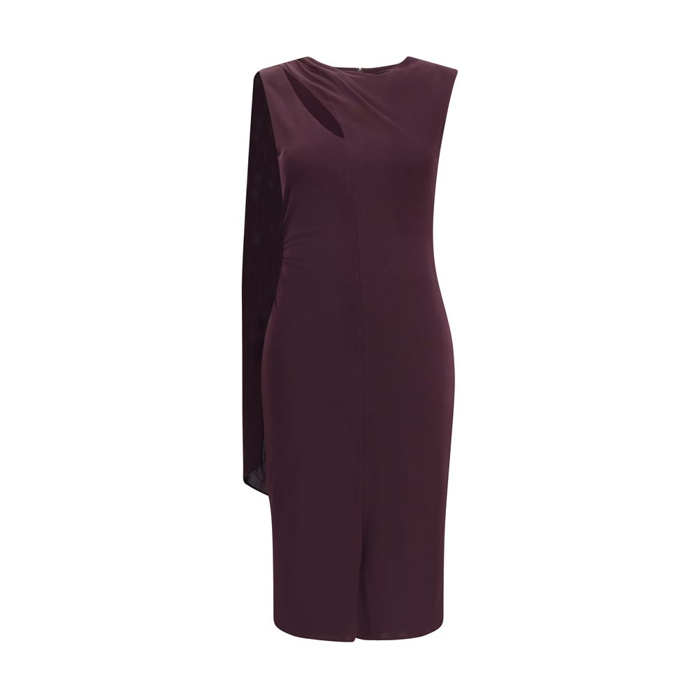 Jersey midi Dress with scarf