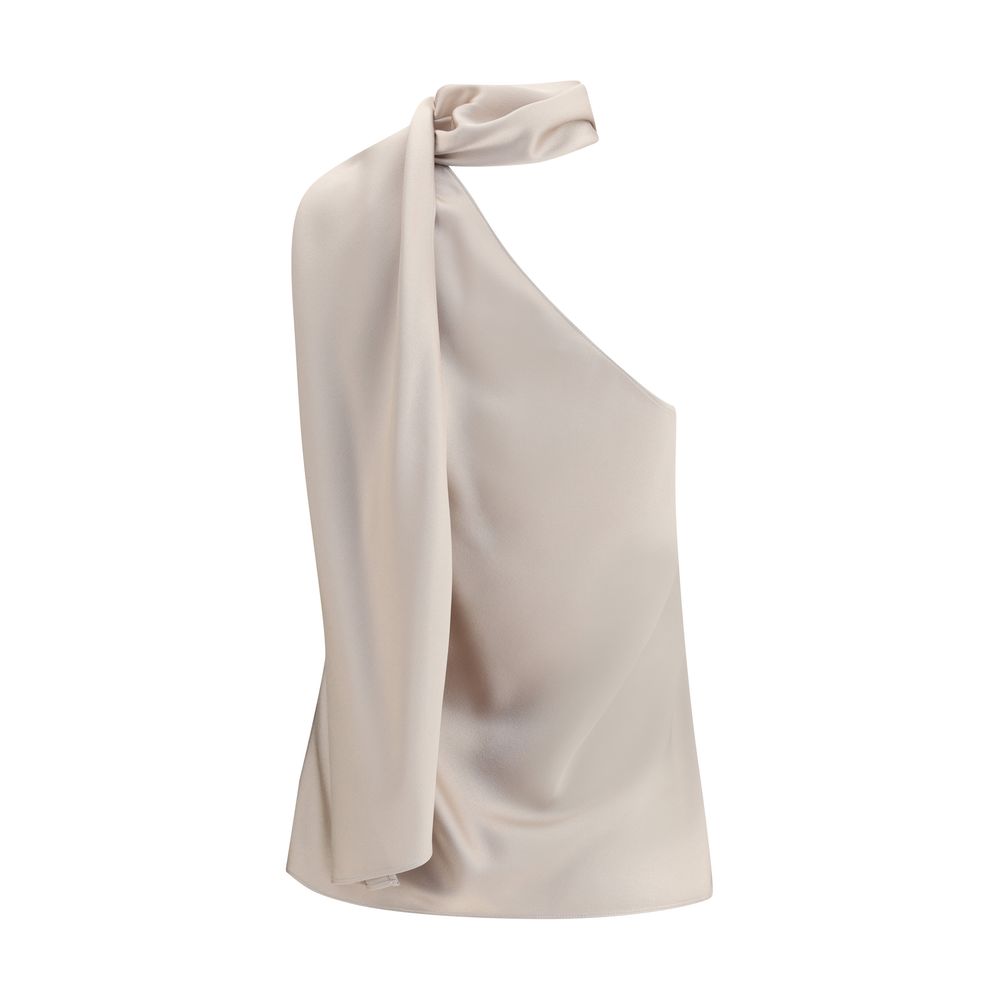 One Shoulder silk Top