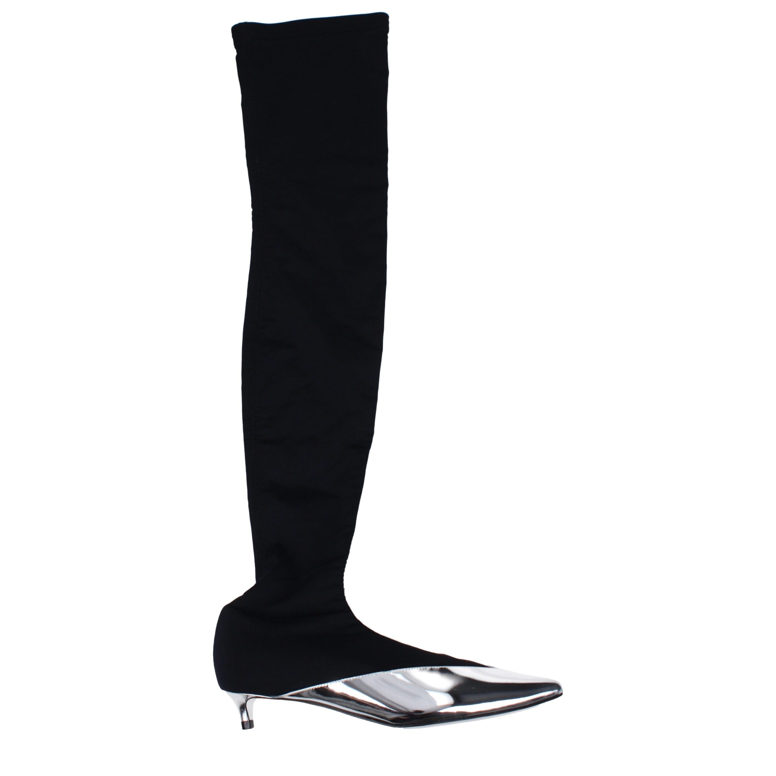 Black Fabric Over The Knee