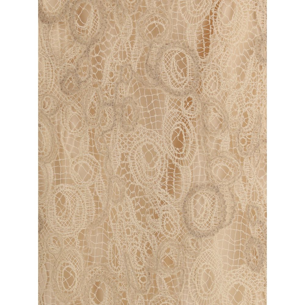 Macramé lace midi Skirt