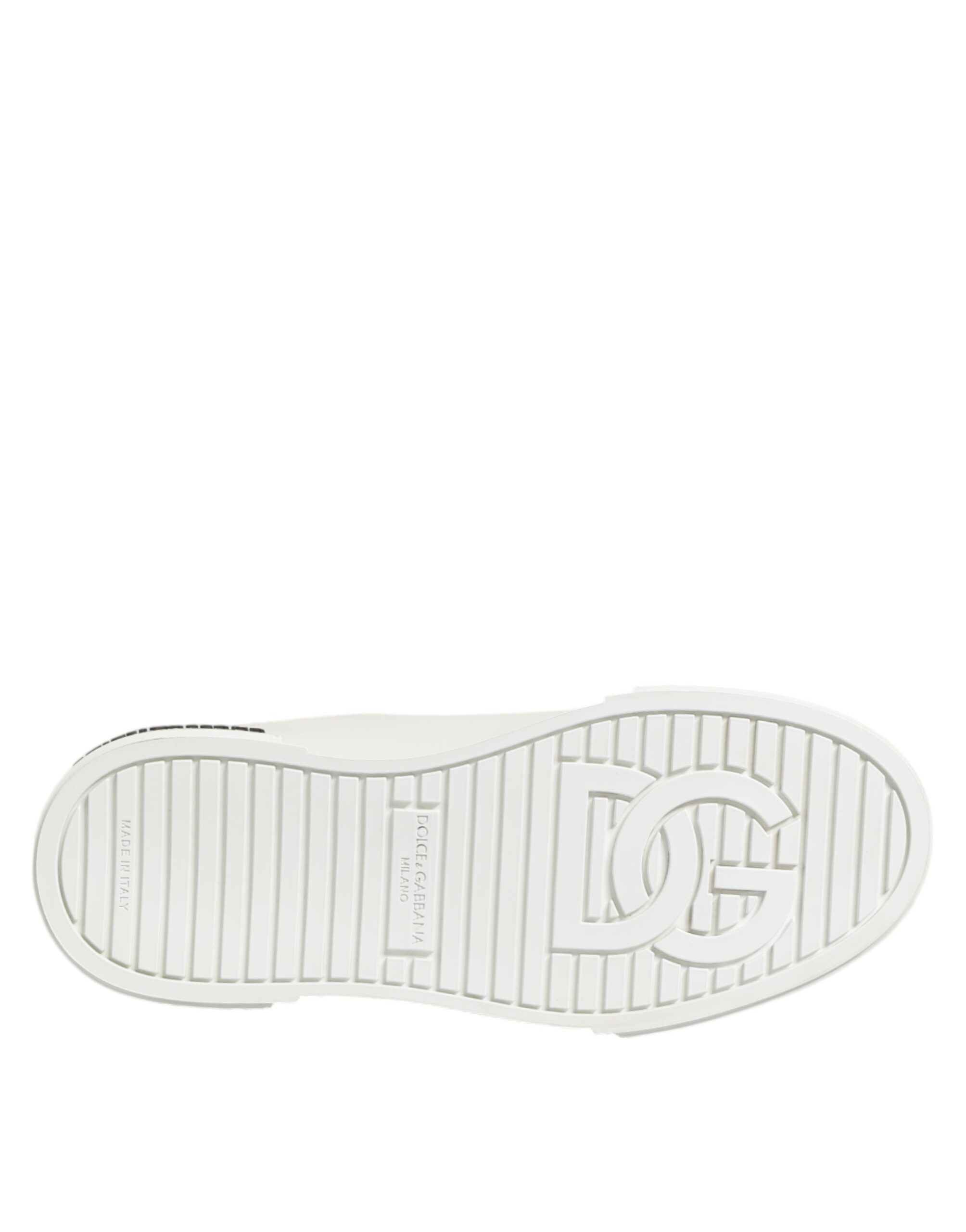 White Portofino Logo Low Top Sneakers Shoes
