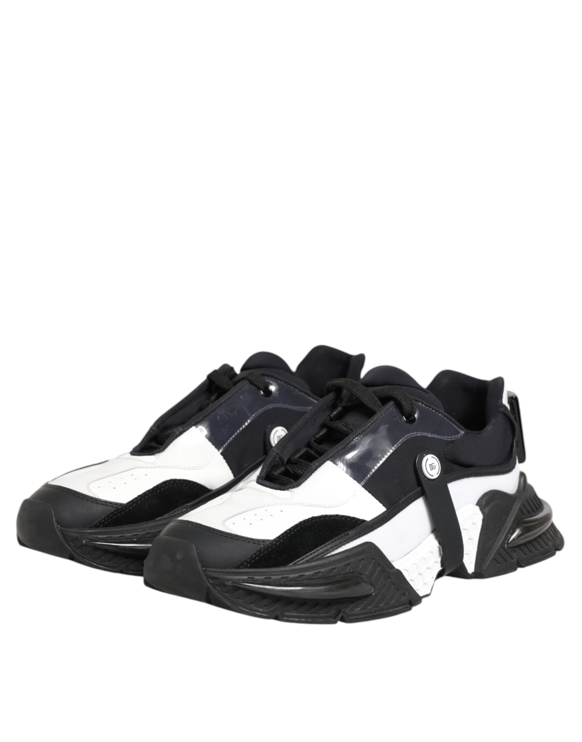 White Black Logo Airmaster Men Sneakers Shoes