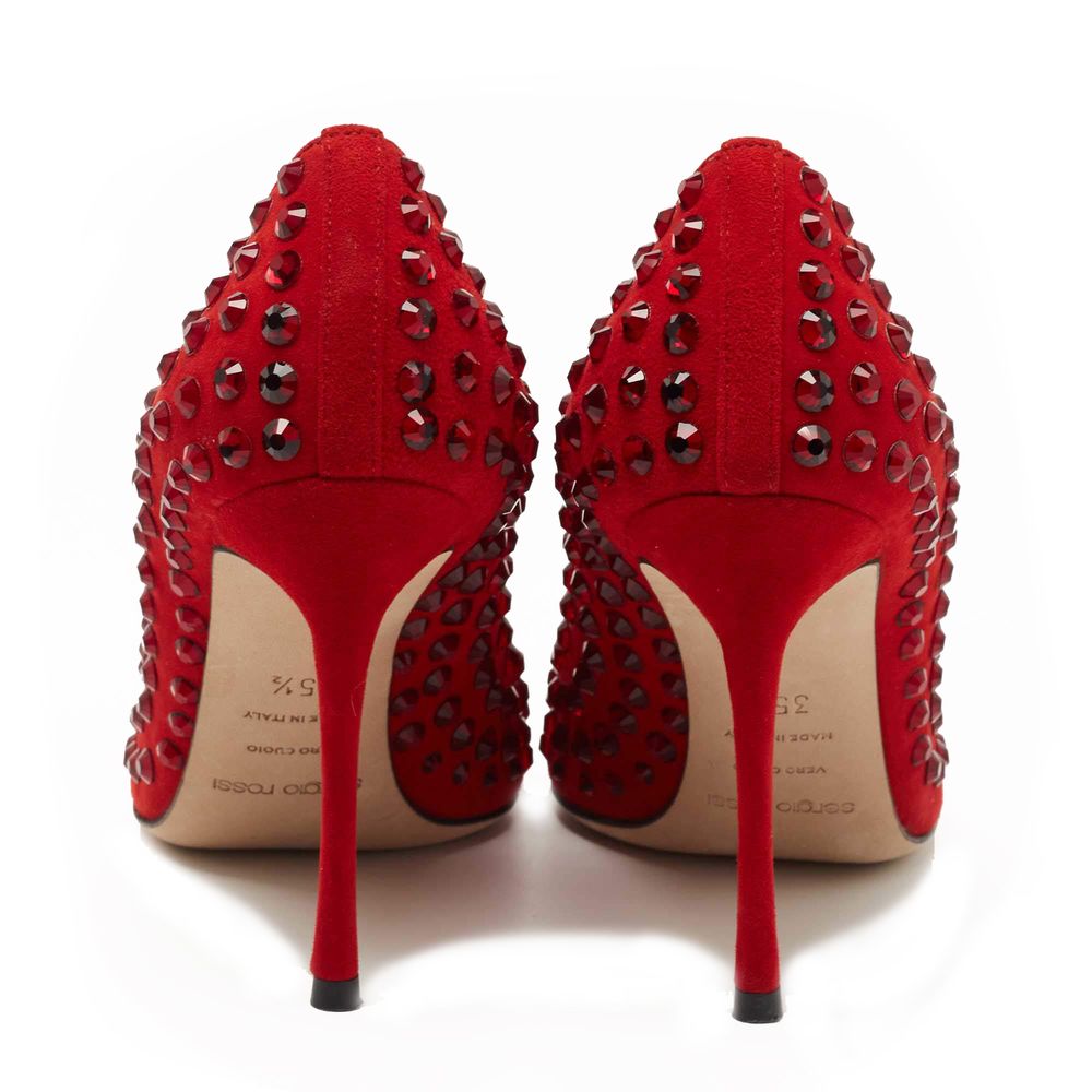 Red Calfskin Pump