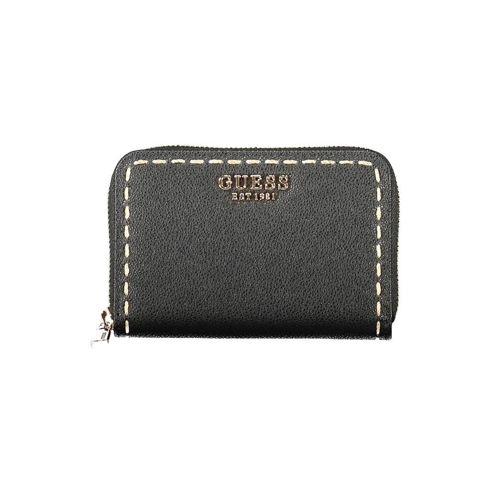 Guess Shoes Black Polyethylene Wallet