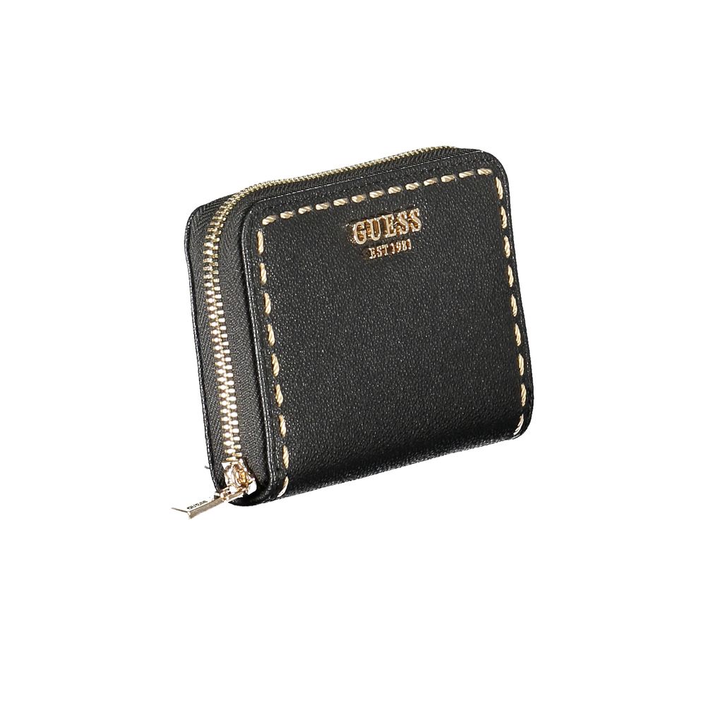 Guess Shoes Black Polyethylene Wallet