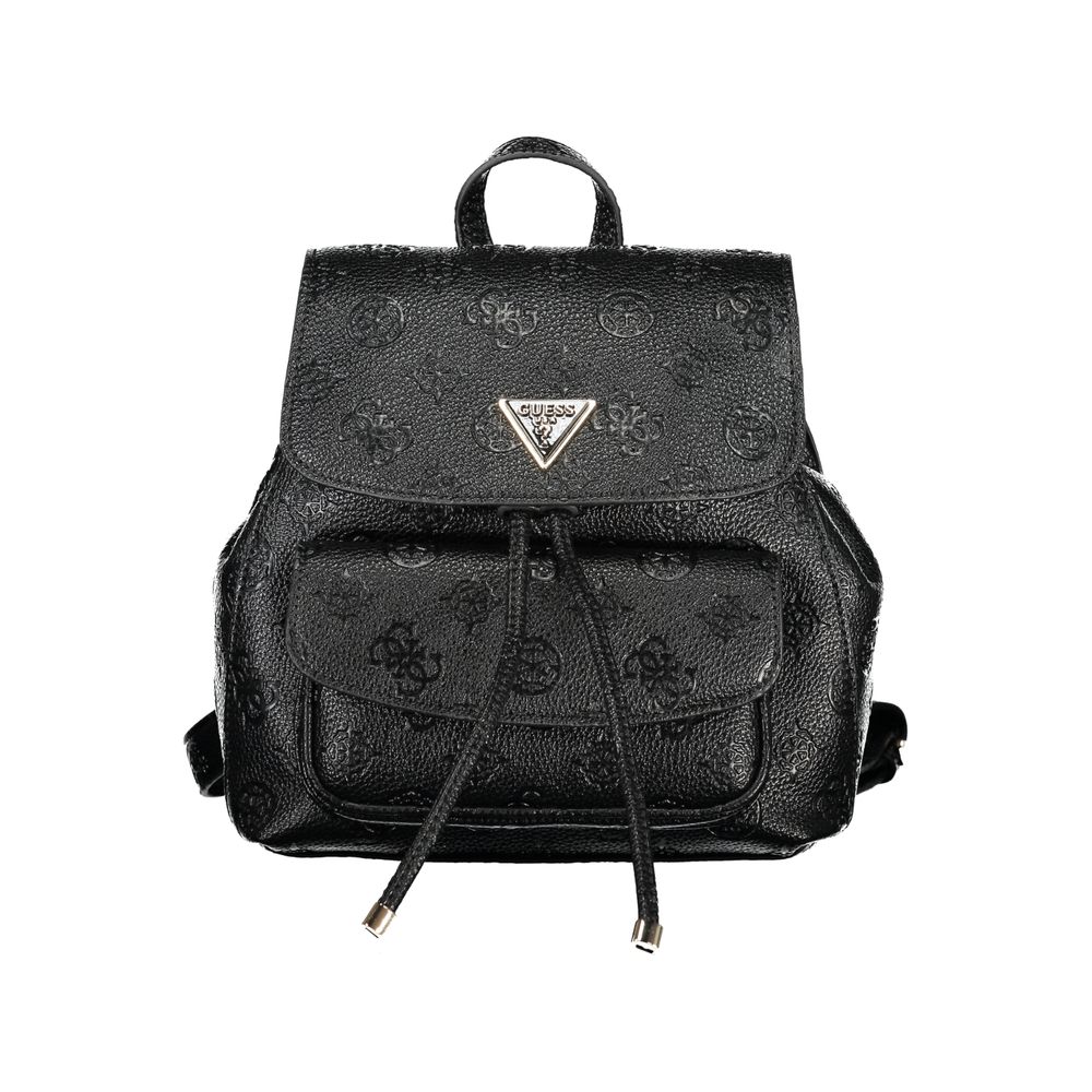 Guess Shoes Black Polyethylene Backpack