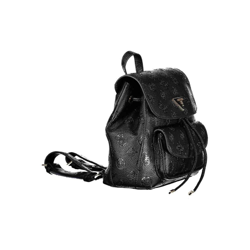 Guess Shoes Black Polyethylene Backpack