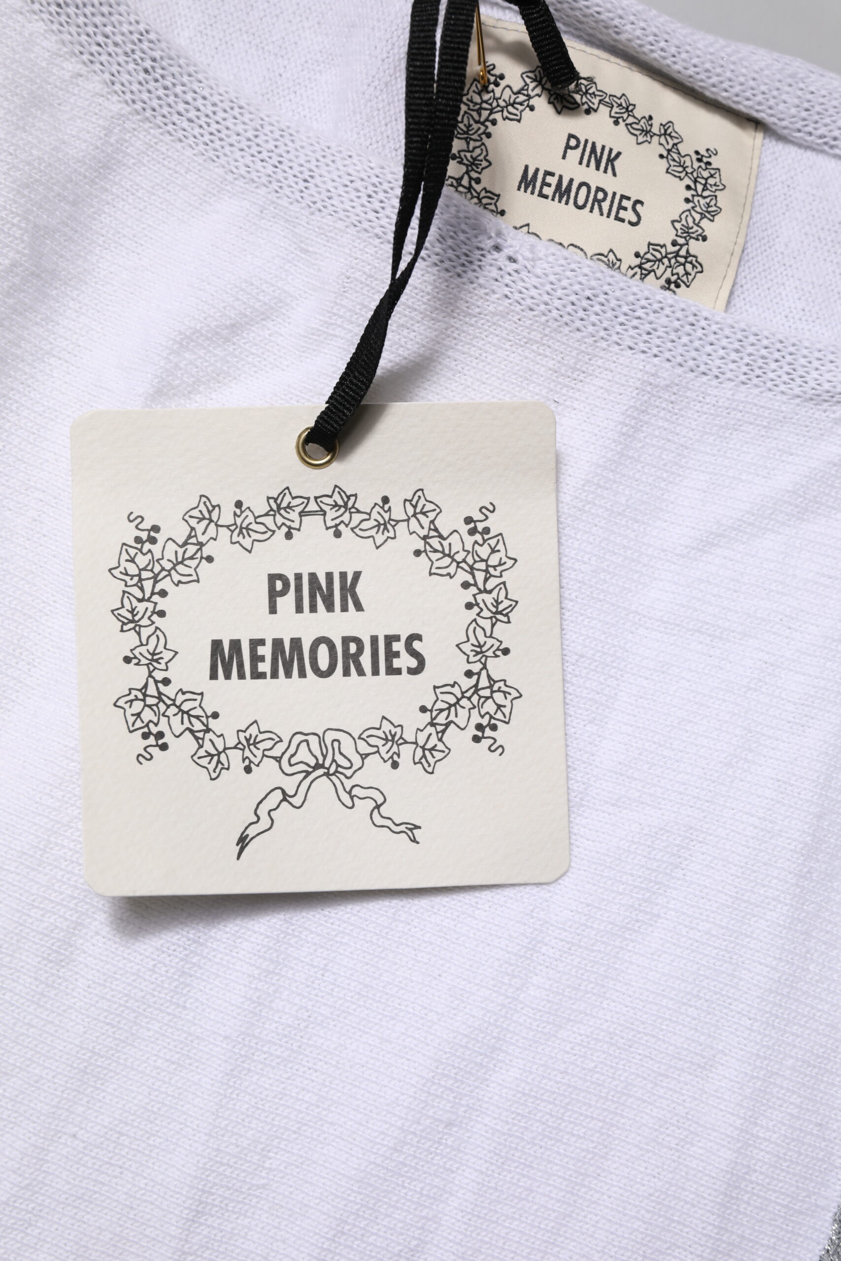 Think Pink White Cotton Short Sleeves Round Neck Blouse Top