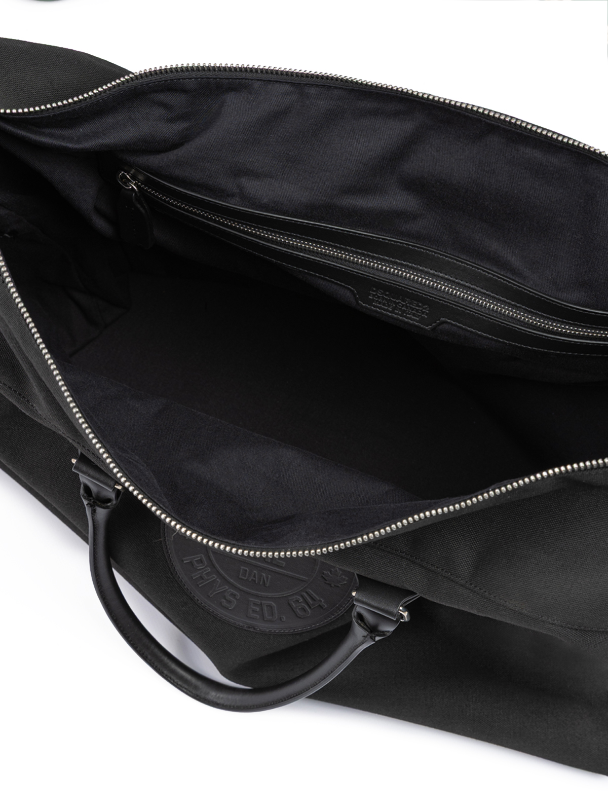 Dsquared2 Black Fabric Weekend Travel Bag