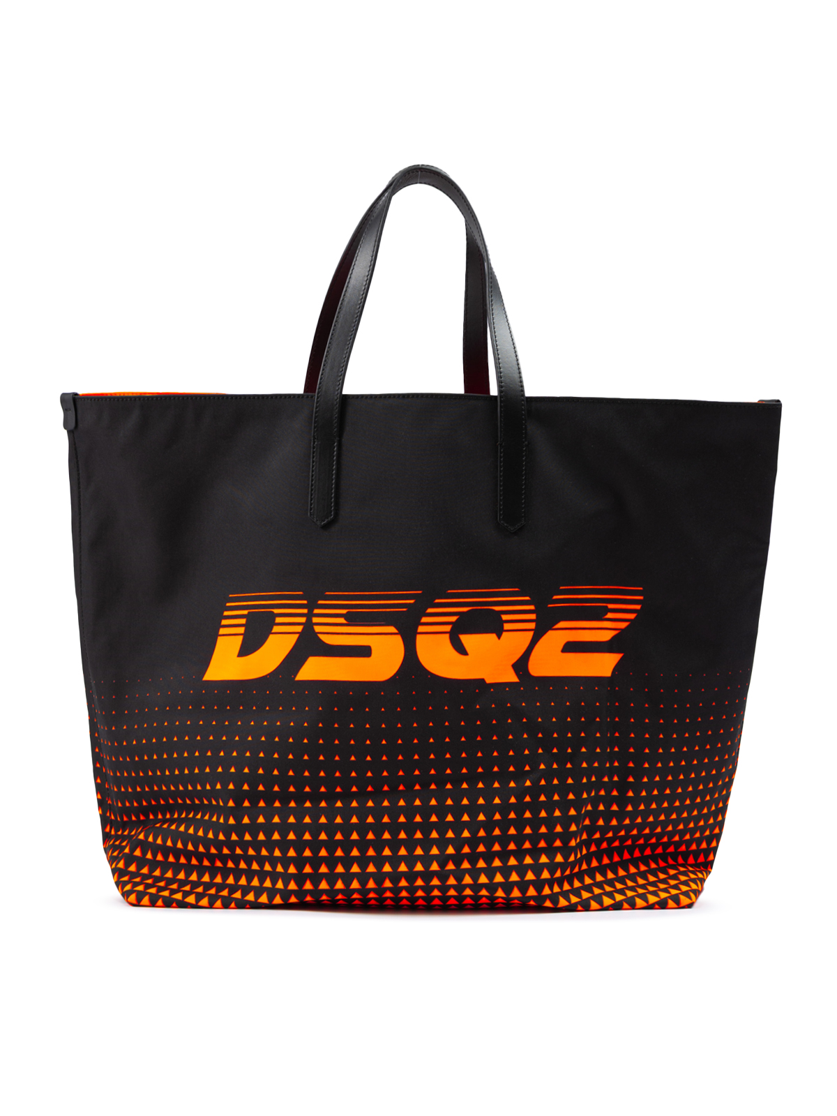 Dsquared2 Bicolour Polyester Logo Shopping Bag