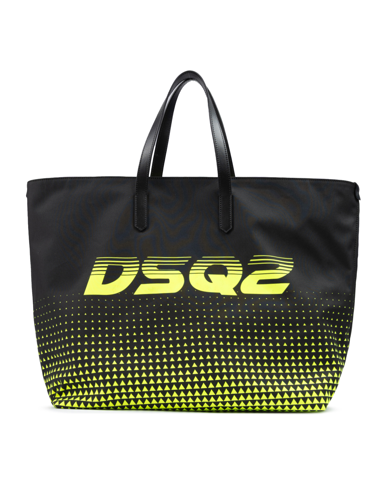 Dsquared2 Bicolour Polyester Logo Shopping Bag