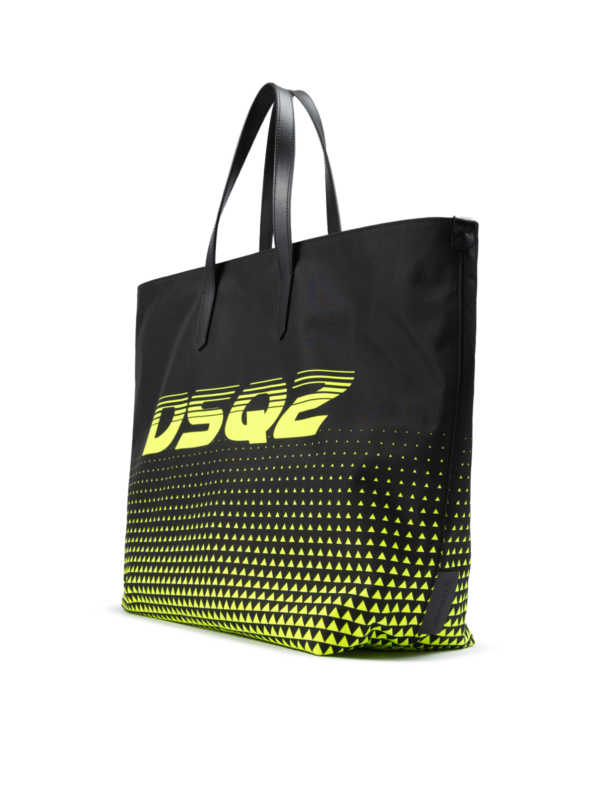 Dsquared2 Bicolour Polyester Logo Shopping Bag