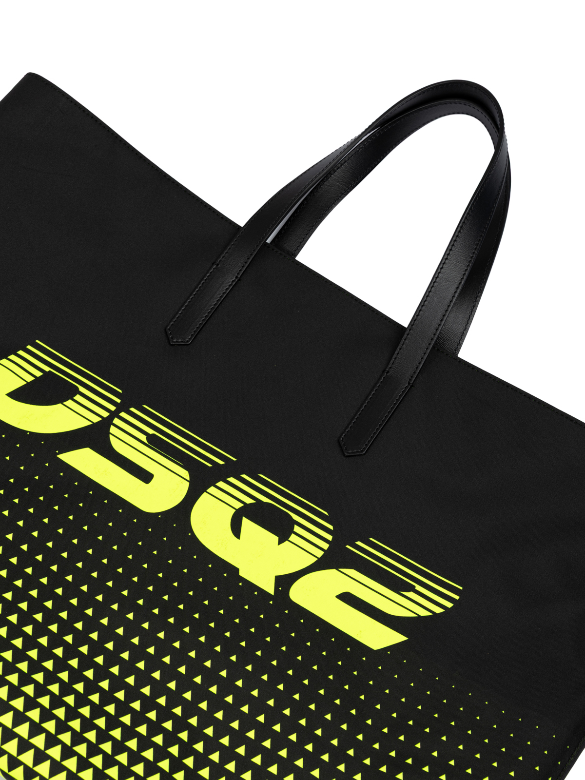 Dsquared2 Bicolour Polyester Logo Shopping Bag