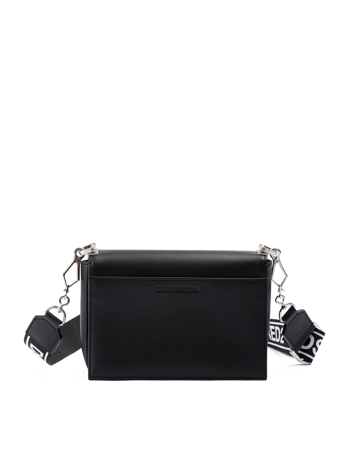 Dsquared2 Black Leather Crossbody Bag