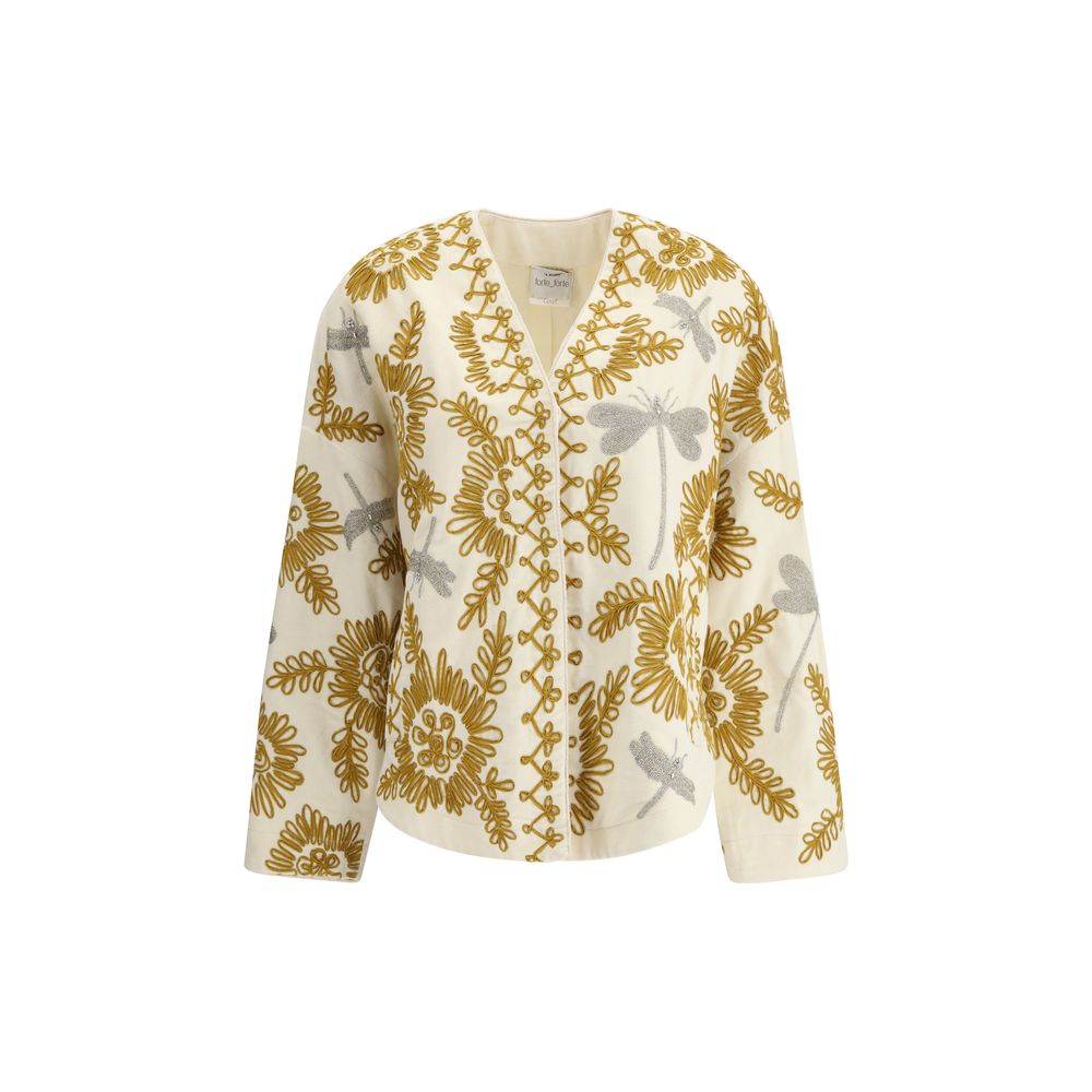 Forte Forte Embroidered velvet Kimono