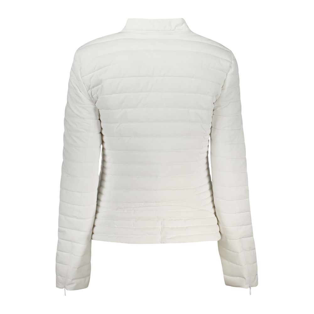 Guess Shoes White Polyethylene Jackets & Coat