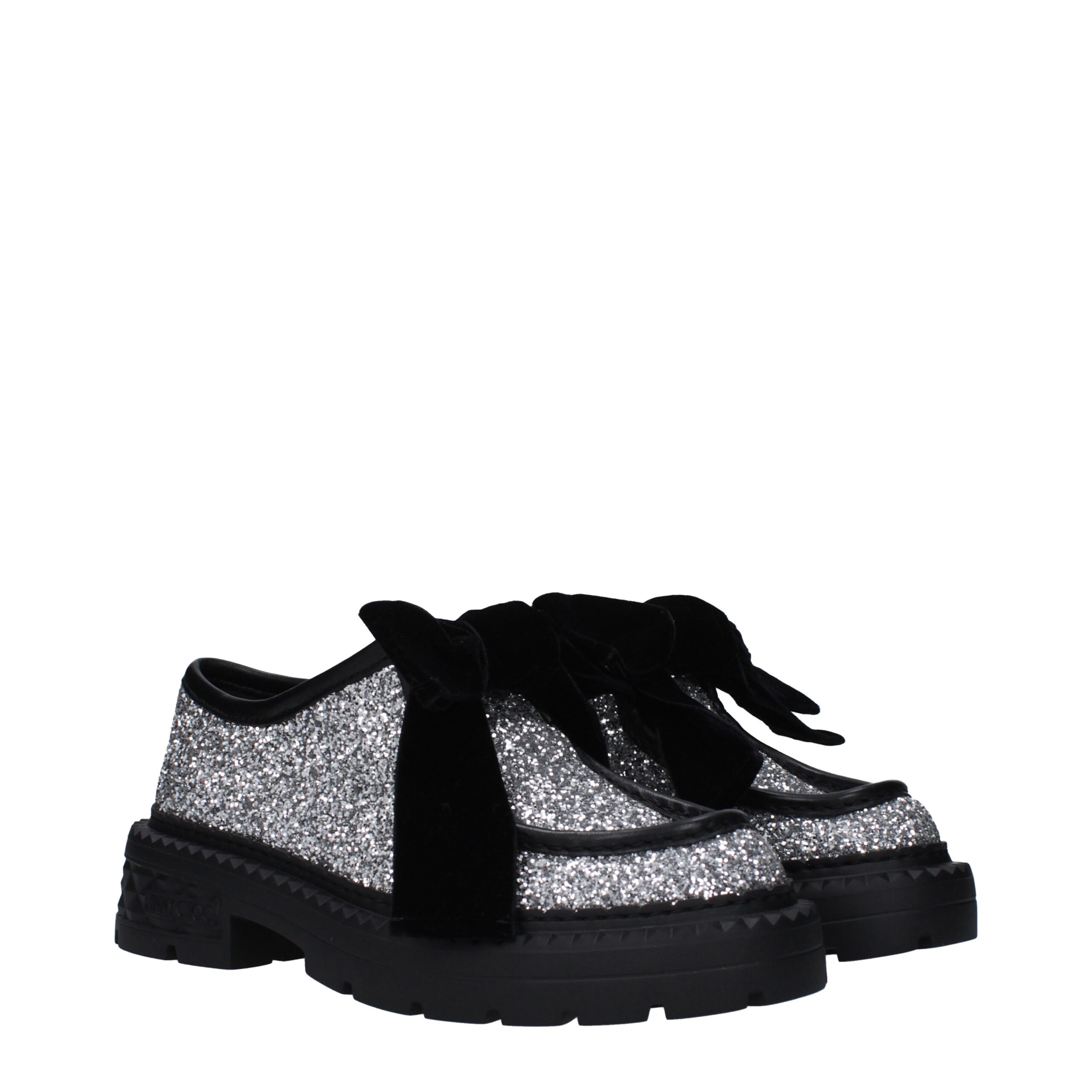 Jimmy Choo Eyewear Gray Plastic Slip-On Loafers