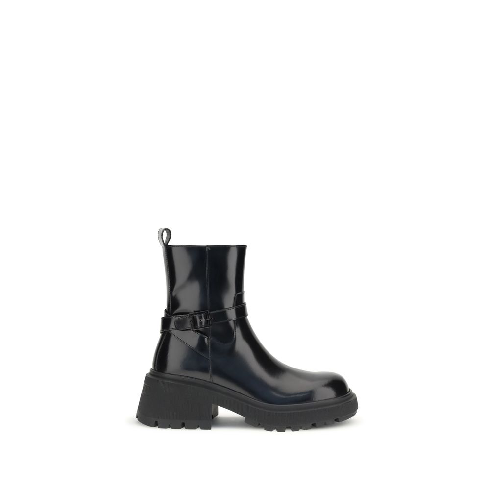 Jimmy Choo Eyewear Patent-leather Conny Ankle Boots