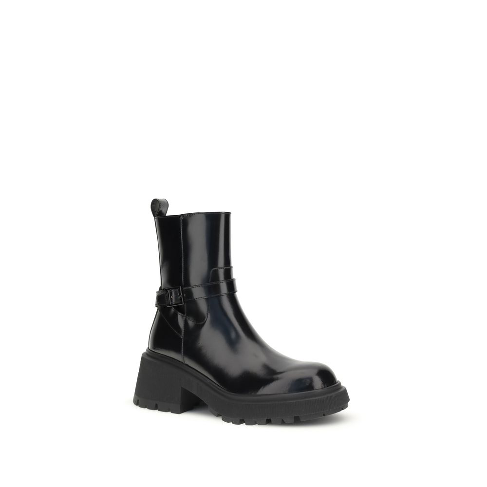 Jimmy Choo Eyewear Patent-leather Conny Ankle Boots
