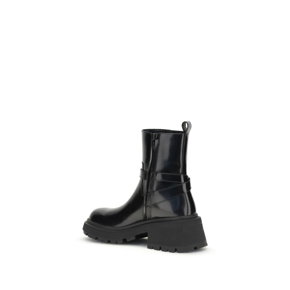Jimmy Choo Eyewear Patent-leather Conny Ankle Boots