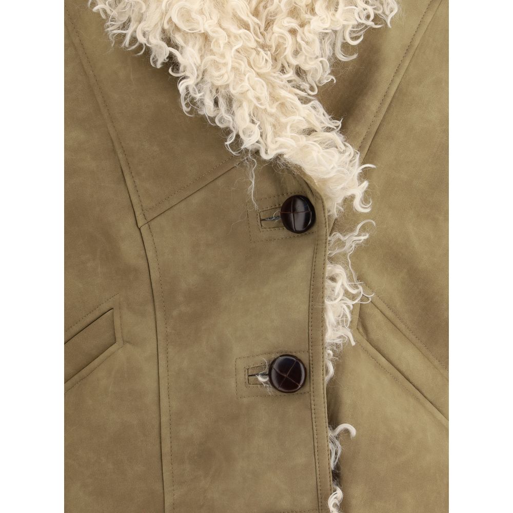 Etoile Isabel Marant Clea Shearling-effect faux fur Coat
