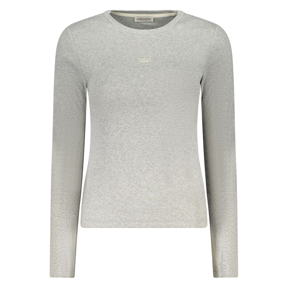 Guess Shoes Gray Cotton Women T-Shirt