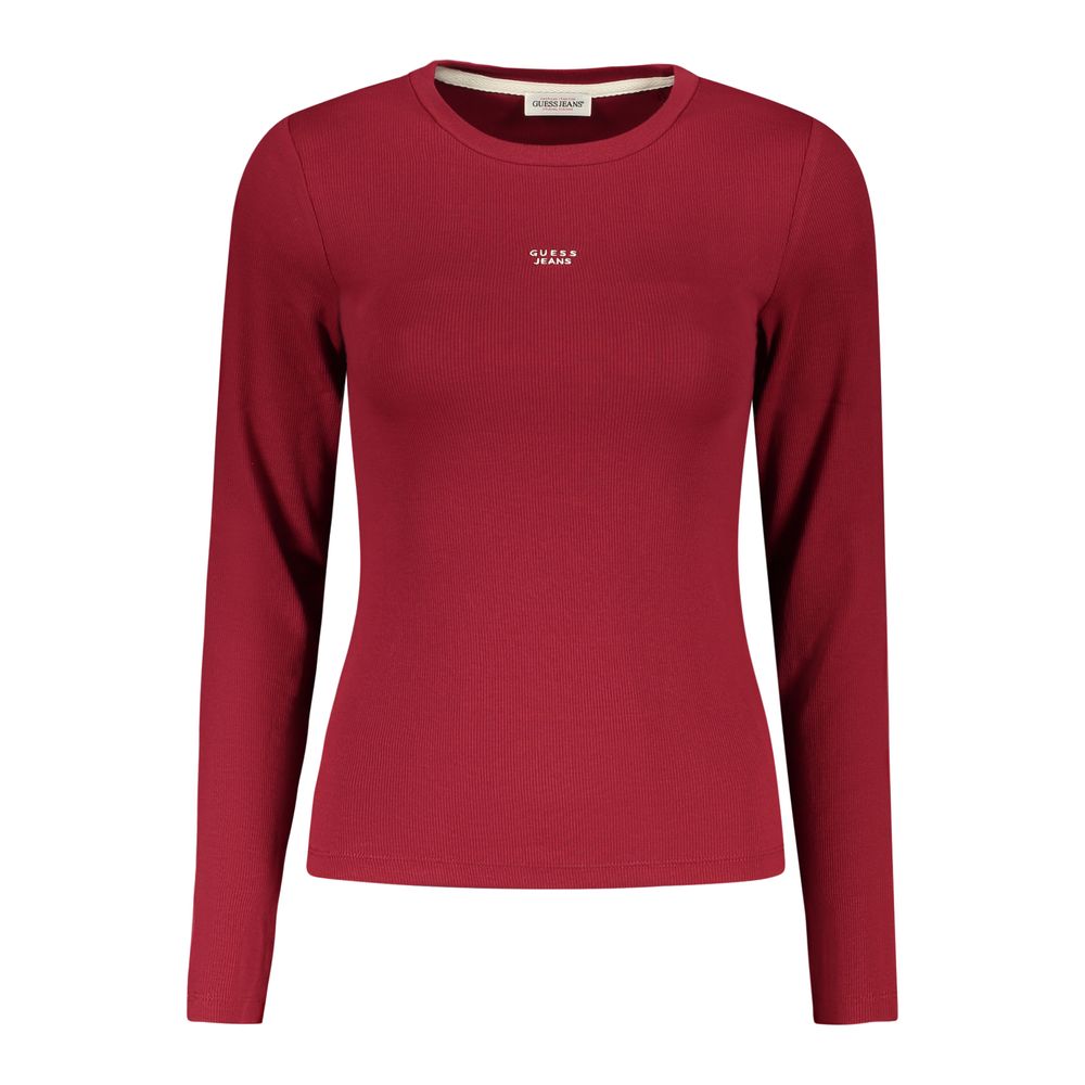 Guess Shoes Red Cotton Women T-Shirt