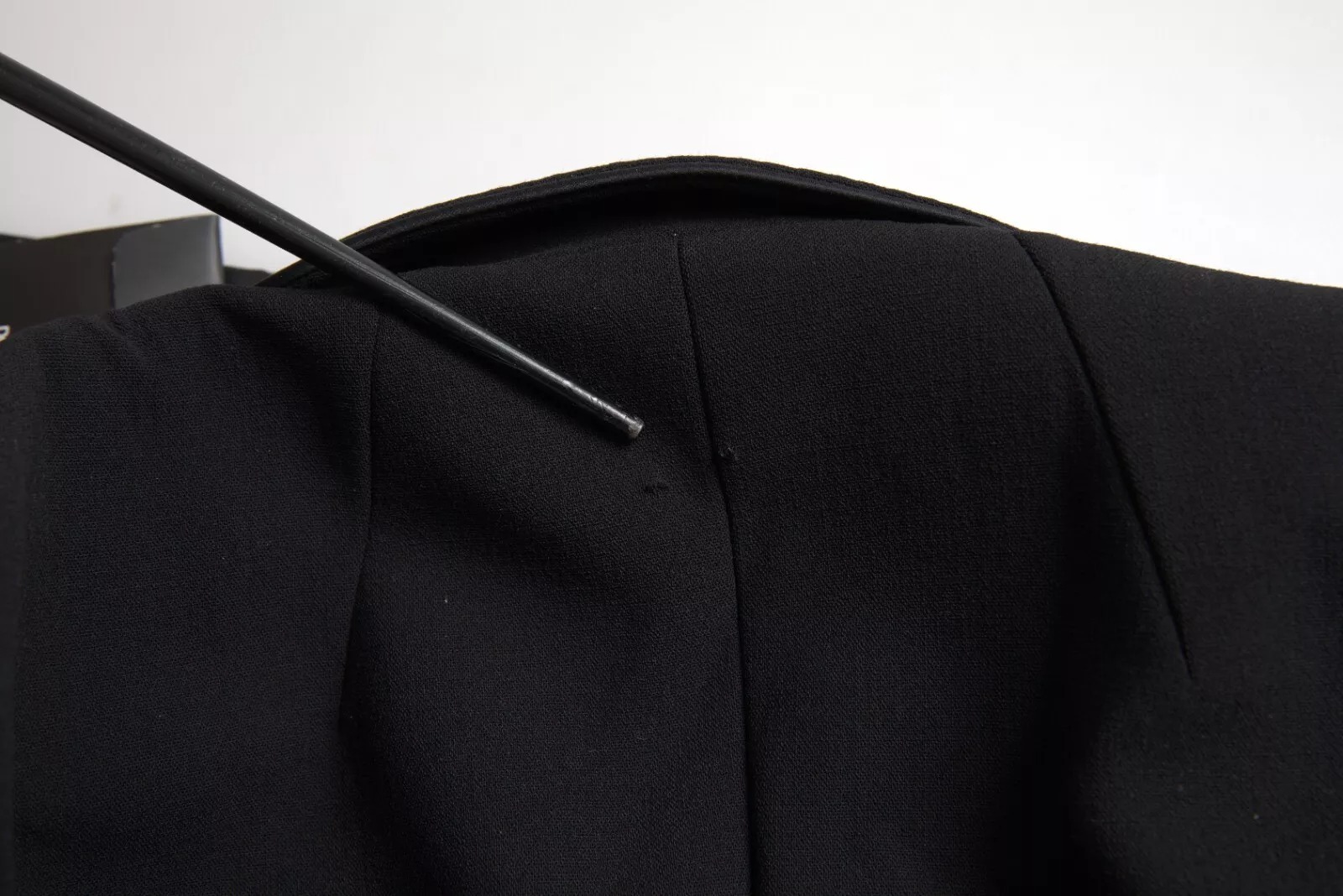 Dolce & Gabbana Black Wool Single Breasted Cropped Jacket