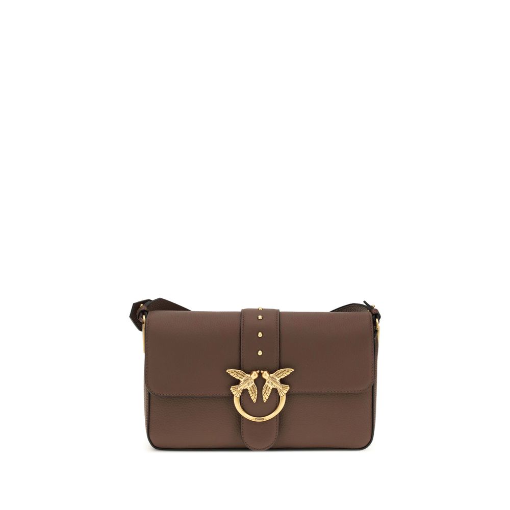 Pinko Love leather Shoulder Bag