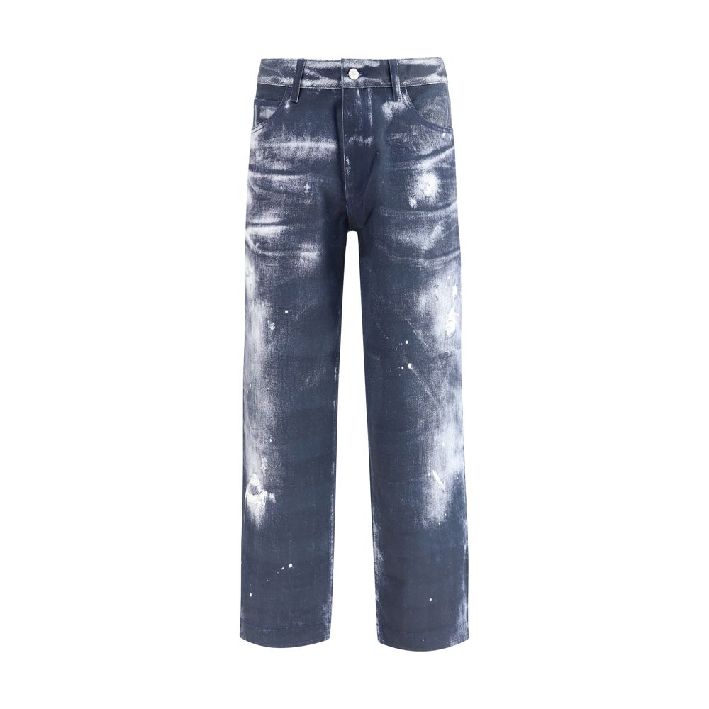 Armani Emporio Denim print Pants