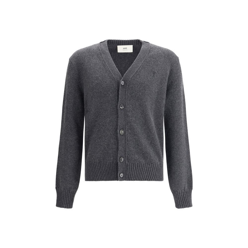 AMI Paris Ami De Coeur Cardigan