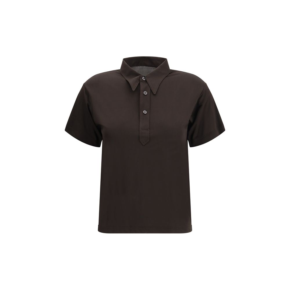 Maison Margiela Semi-sheer polo Shirt