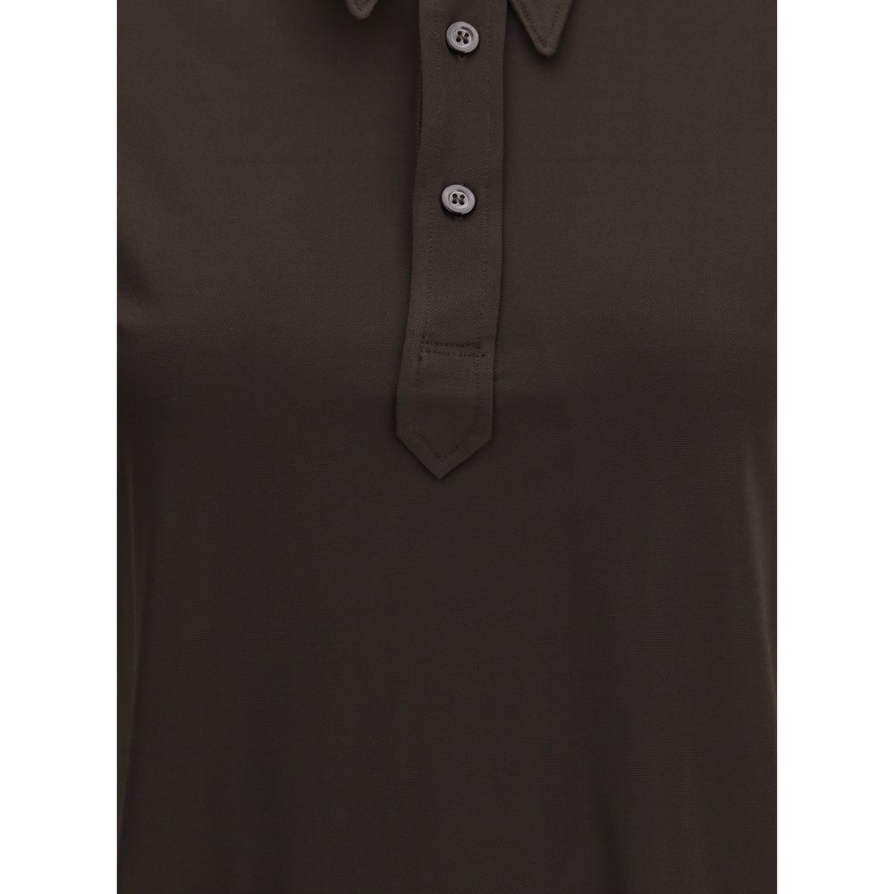 Maison Margiela Semi-sheer polo Shirt