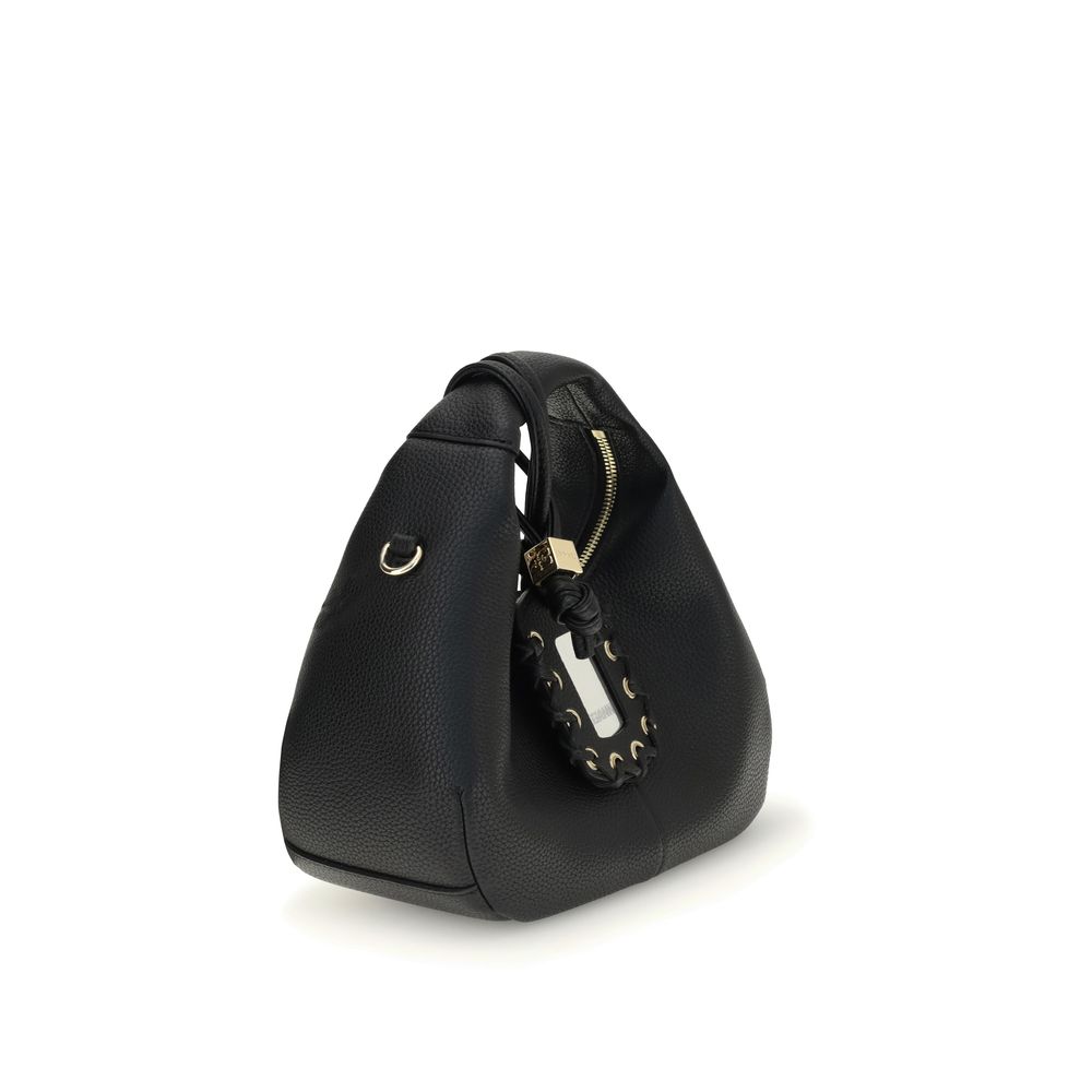 GANNI HOBO MINI GRAINED