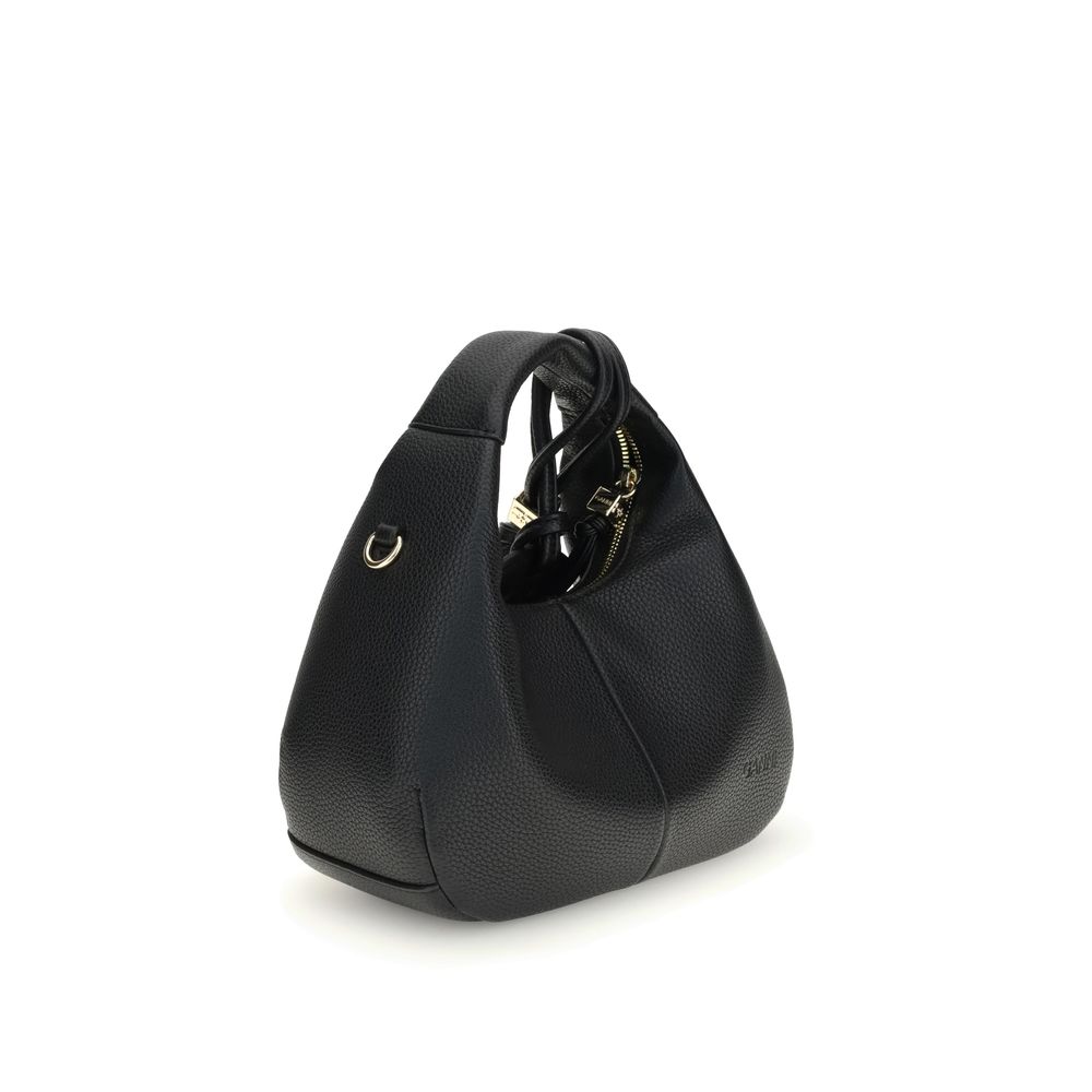 GANNI HOBO MINI GRAINED