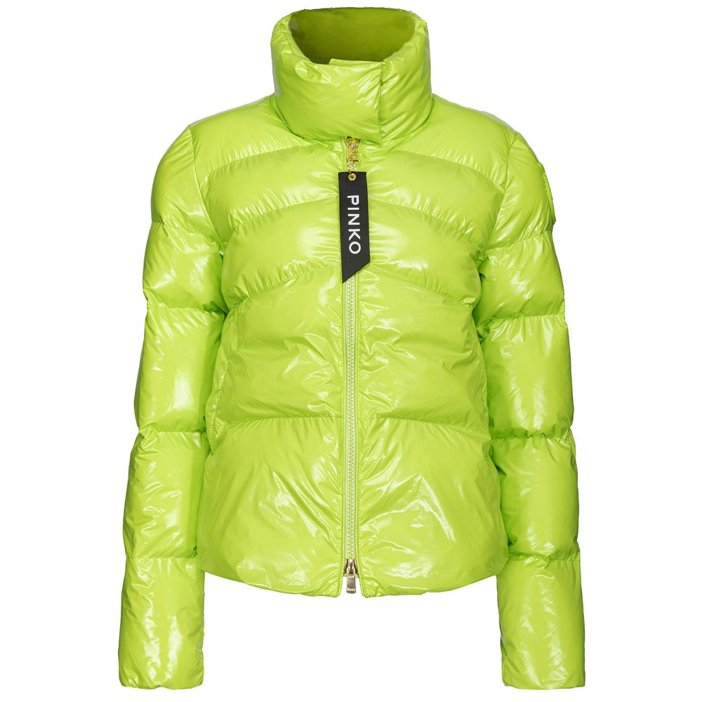 Pinko Green Polyamide Jackets & Coat