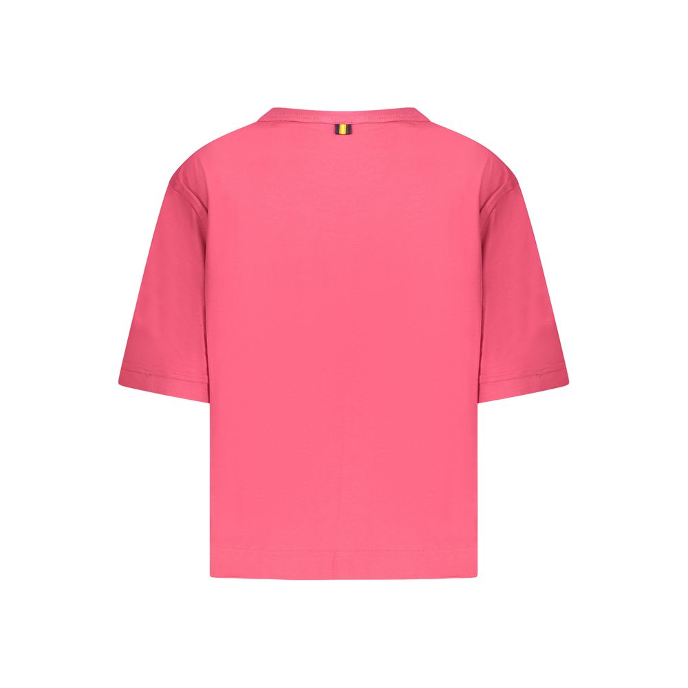 K-Way Pink Cotton Tops & T-Shirt