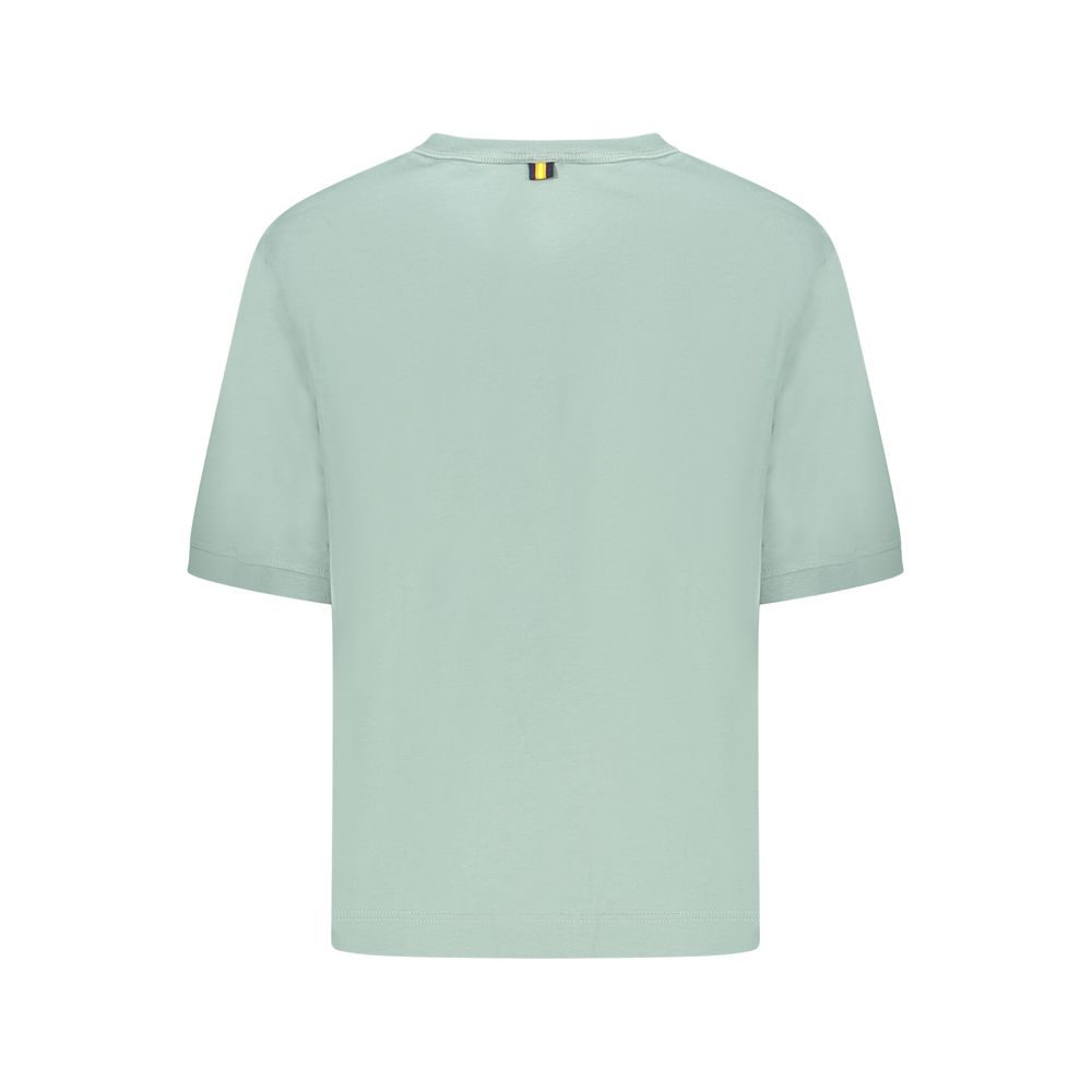 K-Way Green Cotton Tops & T-Shirt