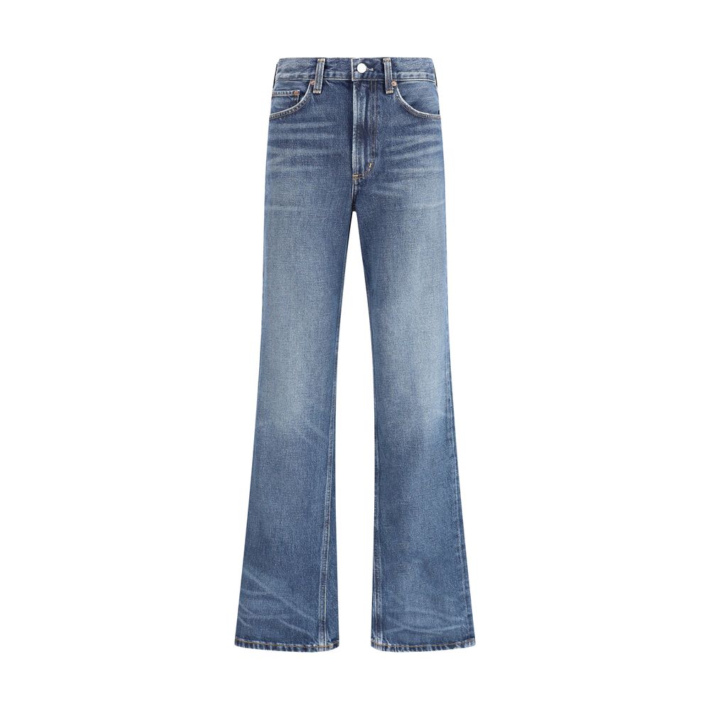 AGOLDE Kick Boot Jeans stencil color mid rise